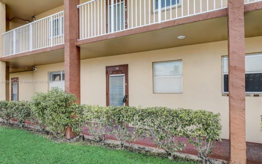 9001 Sunrise Lakes Blvd #109 Sunrise